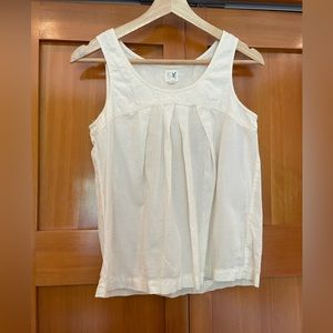 size 2 esme & esyllte cream tank